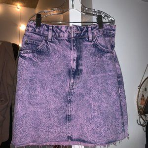 topshop denim skirt